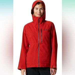 Mountain Hardwear Women's Stretch Ozonic Jacket in Dark Fire